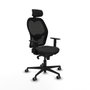 Piqueras y Crespo Chaise de Bureau 1D036G2 Noir