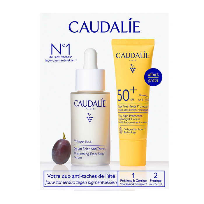 Caudalie Vinoperfect Coffret Sérum Anti-taches et Fluide SPF50+ Caudalie Vinoperfect Coffret Sérum Anti-taches et Fluide SPF50+