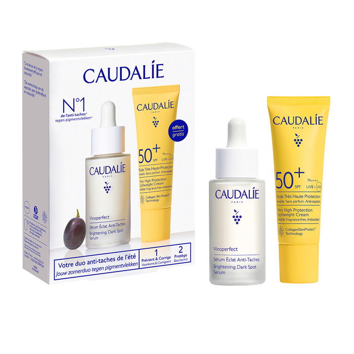 Caudalie Vinoperfect Coffret Sérum Anti-taches et Fluide SPF50+ Caudalie Vinoperfect Coffret Sérum Anti-taches et Fluide SPF50+