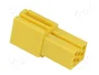 4CARMEDIA Boîtier de connecteur socle mini ISO 6 broches