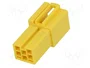 4CARMEDIA Boîtier de connecteur socle mini ISO 6 broches