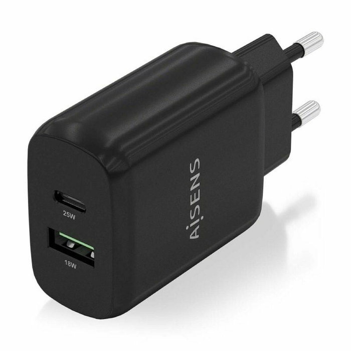 Chargeur mural Aisens A110-0759 Noir 25 W 50 W