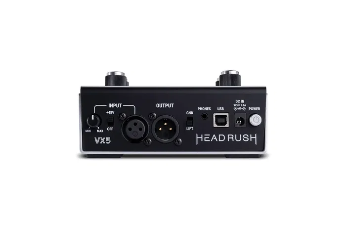HEADRUSH VX5 Pédale d'effets vocaux avec Autotune, reverb, delay, chorus, harmoniseur, interface audio USB 24 bits/48 kHz HEADRUSH VX5 Pédale d'effets vocaux avec Autotune, reverb, delay, chorus, harmoniseur, interface audio USB 24 bits/48 kHz
