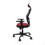 Piqueras y Crespo Chaise de Bureau avec Appui-tête Jorquera 3D036N1 Bordeaux