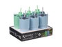 Kinvara Verre à paille 450 ml Assorti Bleu Vert 8,5 x 21 x 8 cm (Set de 12)