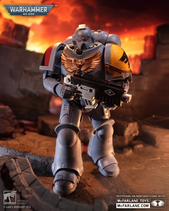 McFarlane Toys Warhammer 40,000 figurine Grey Hunter (Space Wolves) 18 cm McFarlane Toys Warhammer 40,000 figurine Grey Hunter (Space Wolves) 18 cm