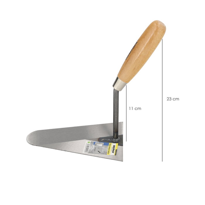 WOLFPACK LINEA PROFESIONAL Truelle Maurer manche bois 344 180x125 mm