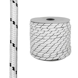 WOLFPACK LINEA PROFESIONAL Corde tressée en polyéthylène blanc/bleu 8 mm, 200 m
