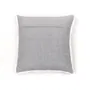 Today Coussin Charme 40 x 40 cm - Housse en Coton et Dentelle Blanche avec Garnissage Polyester, Zip Invisible - Décoration d'Intérieur Élégante