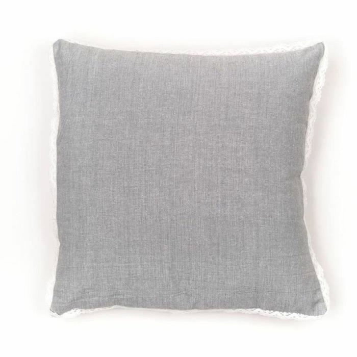 Today Coussin Charme Chambray x Dentelle Constance 40 x 40 cm