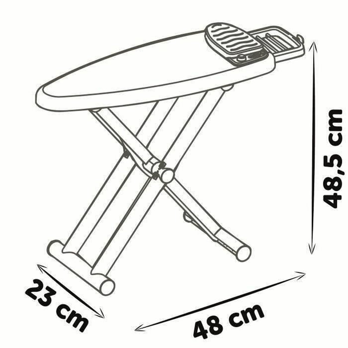 Smoby Table à repasser et centrale vapeur Mini Tefal