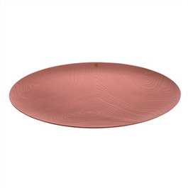 Alessi Plateau Central PU07 en Résine et Placage Bois Brun 42 cm, Design par Patricia Urquiola