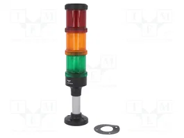 AUER SIGNAL Colonne de signalisation Eco Modul 60 rouge/orange/vert LED 24V AC/DC