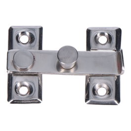 Edm Aldaba réversible en acier avec finition inox, 60 x 41 mm