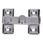 Edm Aldaba réversible en acier avec finition inox, 60 x 41 mm