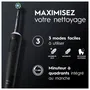 Oral-B Brosse à Dents Électrique Vitality Pro Noire - 3 Modes, Minuterie Professionnelle, Brossette Cross Action, Autonomie 10 Jours (1 Brossette)