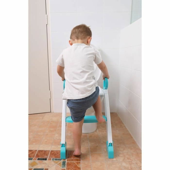 Dreambaby Step-Up Réducteur de WC Aqua/Blanc
