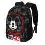 Karactermania Sac à dos urbain léger Mickey Mouse avec compartiment rembourré pour ordinateur et sangle pour valise 31x18x44 cm
