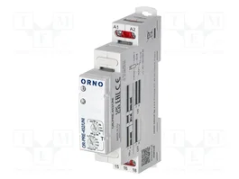 ORNO Relais temporisé analogique SPDT 1s÷10jours 12÷240VAC/VDC IP20