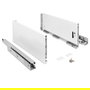 HERRAJES ALK Tiroir Qube Extraction Totale Blanc H185mm, 40kg, Coulisses Amorties