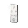 Chauffage mural PTC avec ventilateur, 1600W, Blanc, avec télécommande