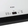 Chauffage mural PTC avec ventilateur, 1600W, Blanc, avec télécommande