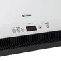 Chauffage mural PTC avec ventilateur, 1600W, Blanc, avec télécommande