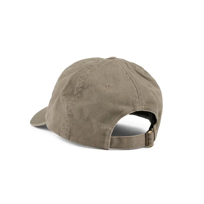 MARTIN Casquette Cf Martin - Verte Olive 100% Sarge Chino Bio-Lavée Visière Pré-Courbée Fermeture Réglable
