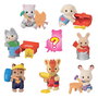 Sylvanian Families: Site de construction Amis des bébés Sac Surprise Figurine 5 cm Display (16)