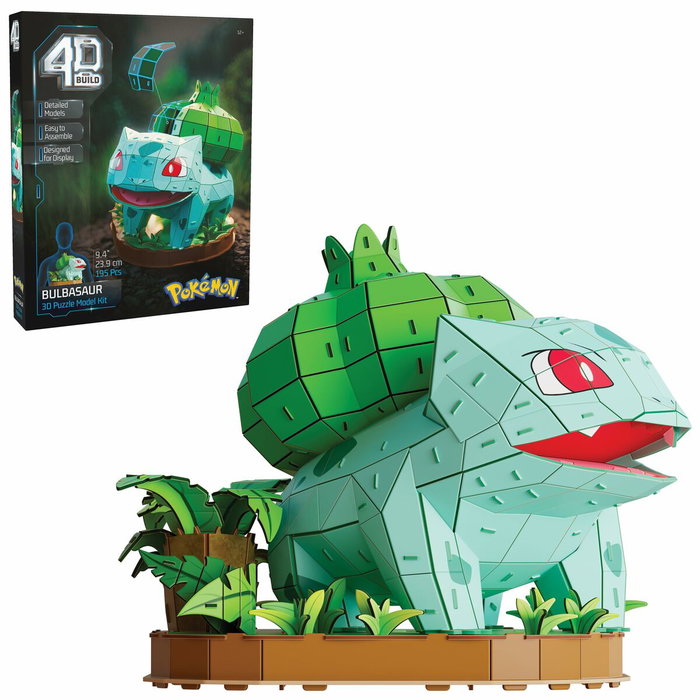Spin Master Puzzle 4D - 3D Pokémon Bulbasaur - 195 pièces