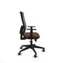 Piqueras y Crespo Chaise de Bureau Horna Gris et Brun foncé
