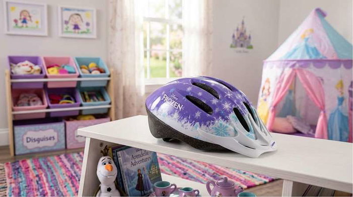 Toimsa - Casque enfant Frozen - Licencié - Taille 50-54 cm - Pour enfant à partir de 3 ans