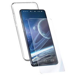 Myway Coque transparente et protecteur d'écran pour Apple iPhone 14 Pro Max