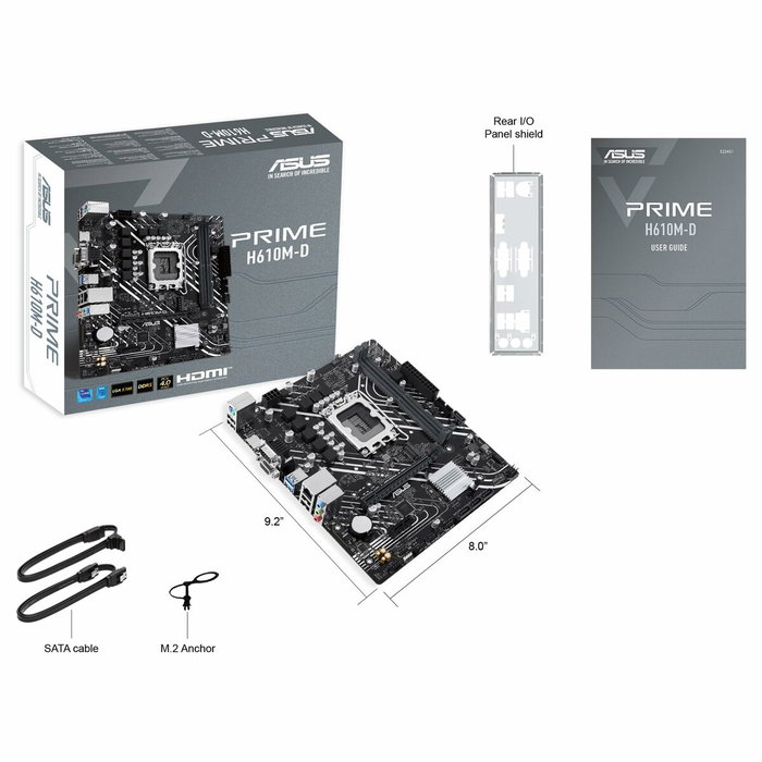 Carte Mère Asus PRIME H610M-D LGA 1700 INTEL H610