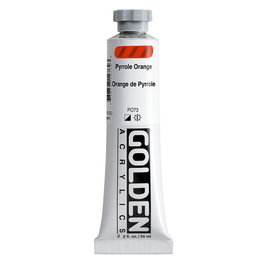 Golden Heavy Body Acrylique Orange Pyrrole 59 ml