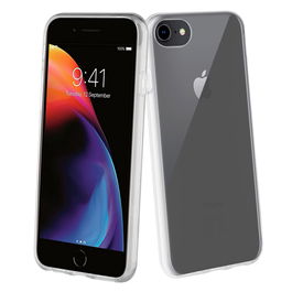 Protection pour téléphone portable Muvit iPhone 7 | iPhone 8 | iPhone SE 2020 Noir Transparent iPhone SE