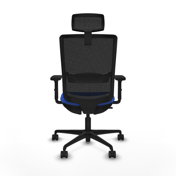 Piqueras Y Crespo Haches Chaise de bureau Bleu et Noir