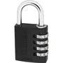 Abus Cadenas à combinaison 145/40, 4 chiffres, Aluminium noir