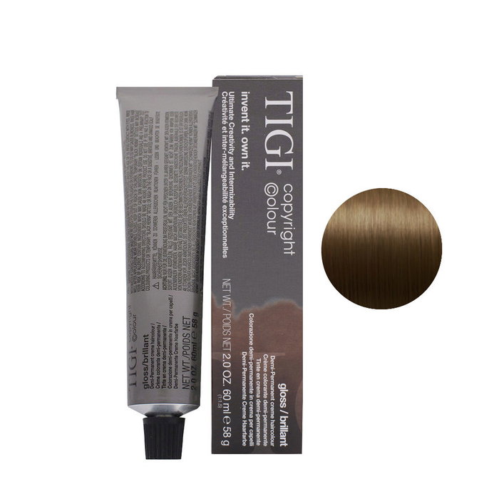 Tigi Colour Gloss - Teinture capillaire semi-permanente pour femmes - 5/0 Light Natural Brown, 60 ml Tigi Colour Gloss - Teinture capillaire semi-permanente pour femmes - 5/0 Light Natural Brown, 60 ml