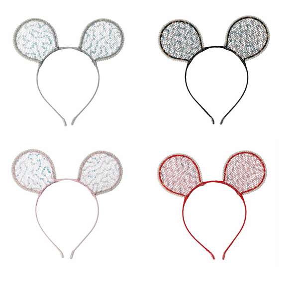 Inca Diadema - Diadème avec oreilles de souris pour enfant (âge 3 ans et +) - Modèles assortis envoyés aléatoirement