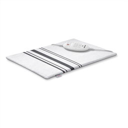 Beurer HK-25 Coussin chauffant électrique gris pour le dos avec écran de contrôle et housse lavable 30x40 cm