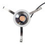 Spot de plafond encastré LED COB - 5 W - Orientable - Faible UGR - Ø 50 mm