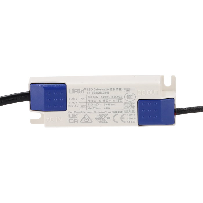 Spot de plafond encastré LED COB - 5 W - Orientable - Faible UGR - Ø 50 mm