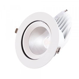 Spot Downlight LED 30W 5000Lm 2700K Rectangulaire Orientable