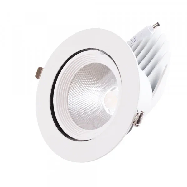 Downlight LED Rectangulaire Orientable 30W 5000Lm 2700K Blanco Cálido