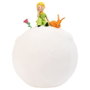 ERIK Lampe 3D Le Petit Prince en forme de Lune, éclairage chaud, contrôle par bouton, en PVC, alimentation par 3 piles AAA ou câble USB-C inclus