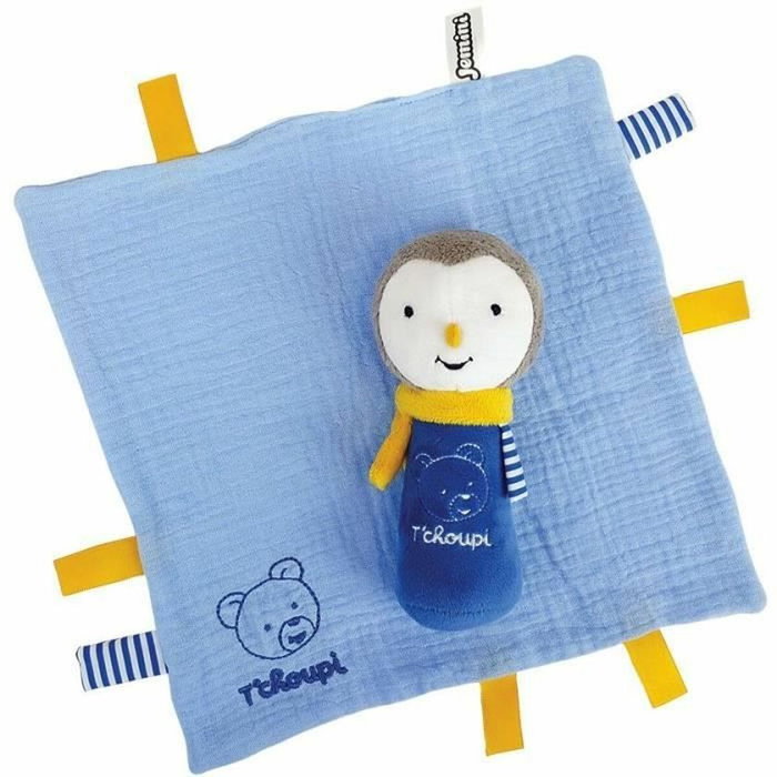 Jemini Coffret Naissance T'choupi avec Doudou et Peluche Hochet Bleu