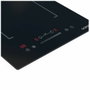 Oceanic Domino induction encastrable avec 2 foyers et zone flexible, Noir