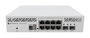 MikroTik CRS310-8G+2S+IN - Commutateur réseau 10 ports avec 8 ports Ethernet 2.5G, 2 ports SFP+ 10G, USB, montage rack 1U, 34 W, blanc