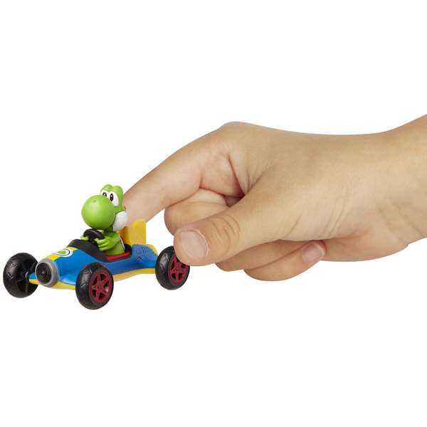 Jakks Pacific Mario Kart Racers Figurine - Voiture Mini Super Mario 6 cm PVC - Modèles Assortis (Mario, Luigi, Yoshi, Shy Guy) Jakks Pacific Mario Kart Racers Figurine - Voiture Mini Super Mario 6 cm PVC - Modèles Assortis (Mario, Luigi, Yoshi, Shy Guy)